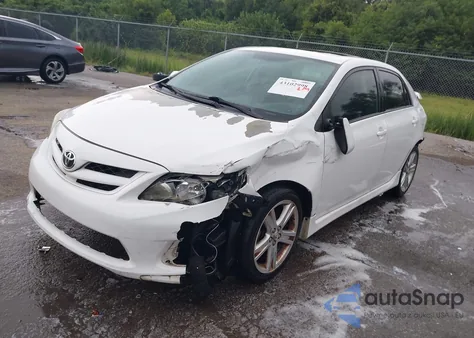 2013 Toyota Corolla S/Le из США, поврежденный, VIN 5YFBU4EE0DP118909